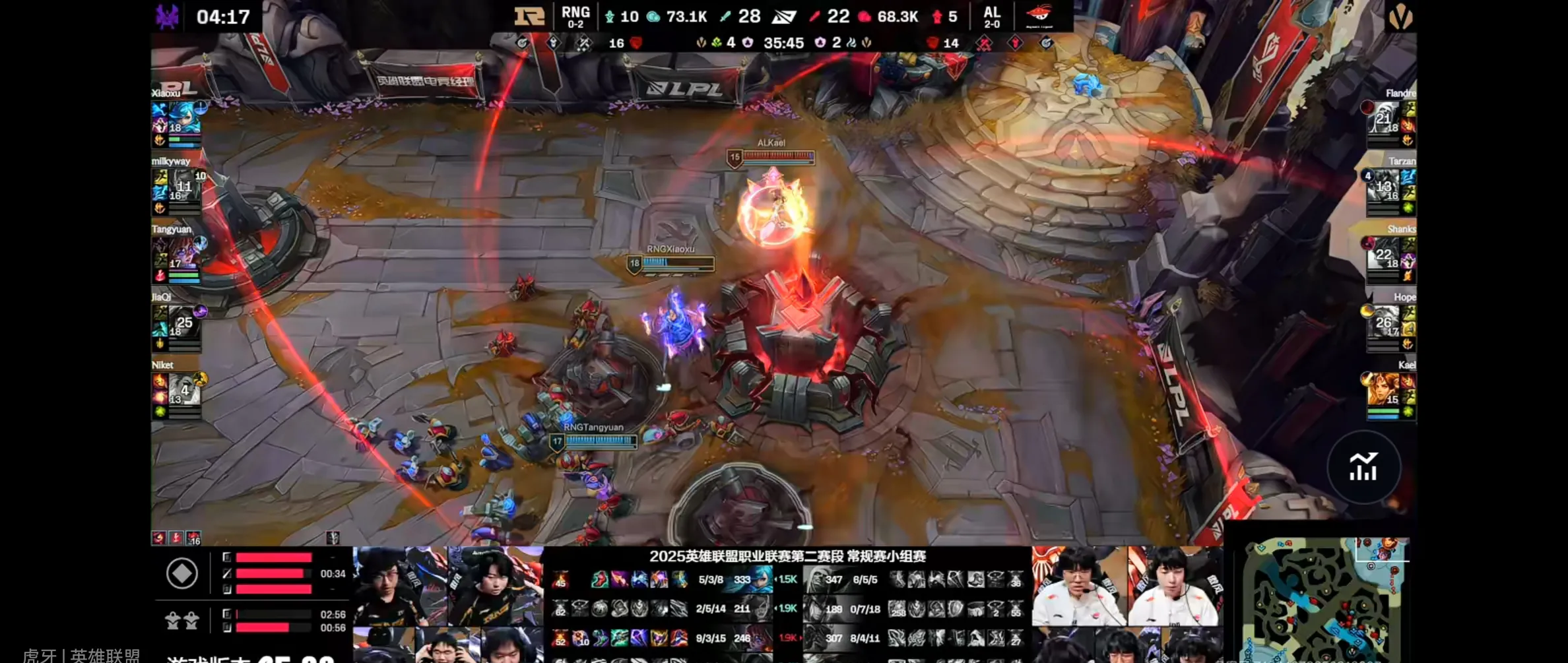RNG力克JDG，Uzi完成史诗逆转激烈交锋小组赛，锁定晋级资格